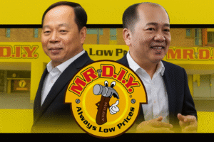 “Tan Yu Yeh dan Tan Yu Wei, pemilik MR DIY Malaysia.”